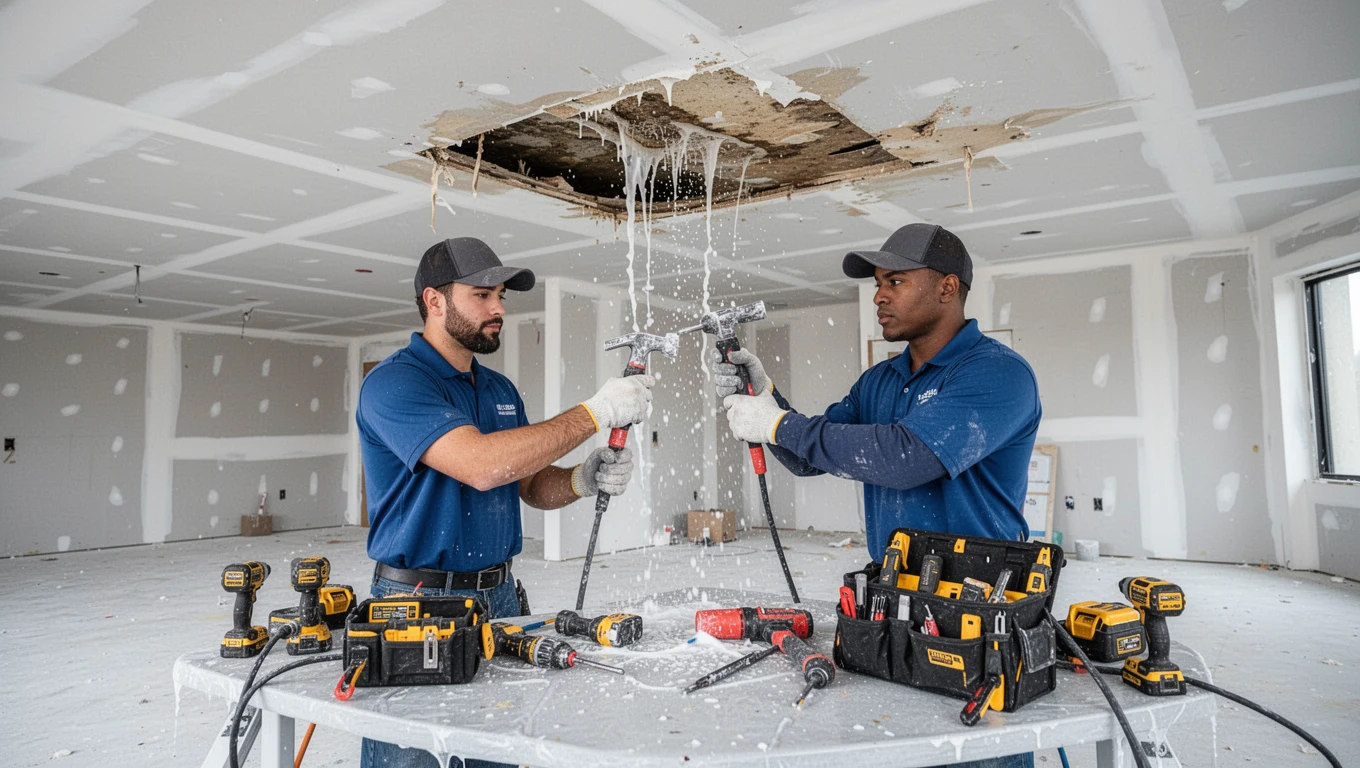 Ceiling Water Damage Repair