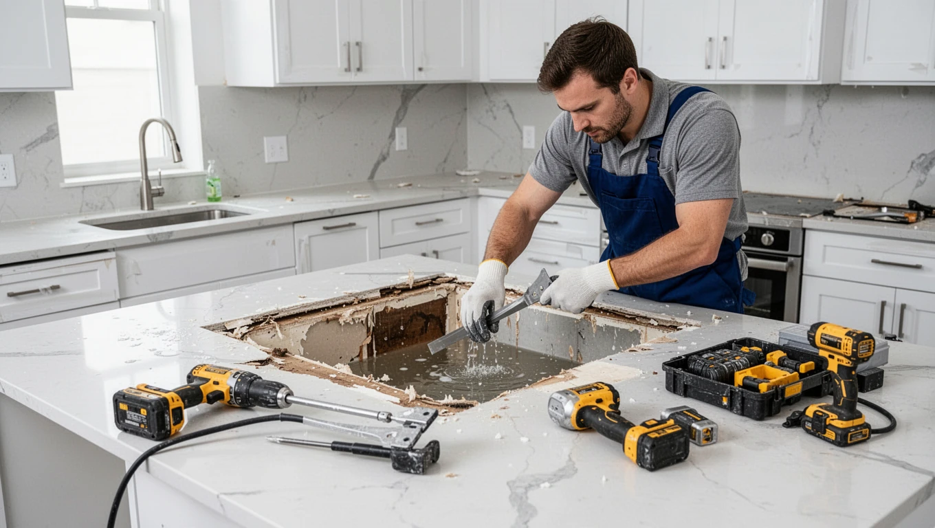 Kitchen Water Damage Repair